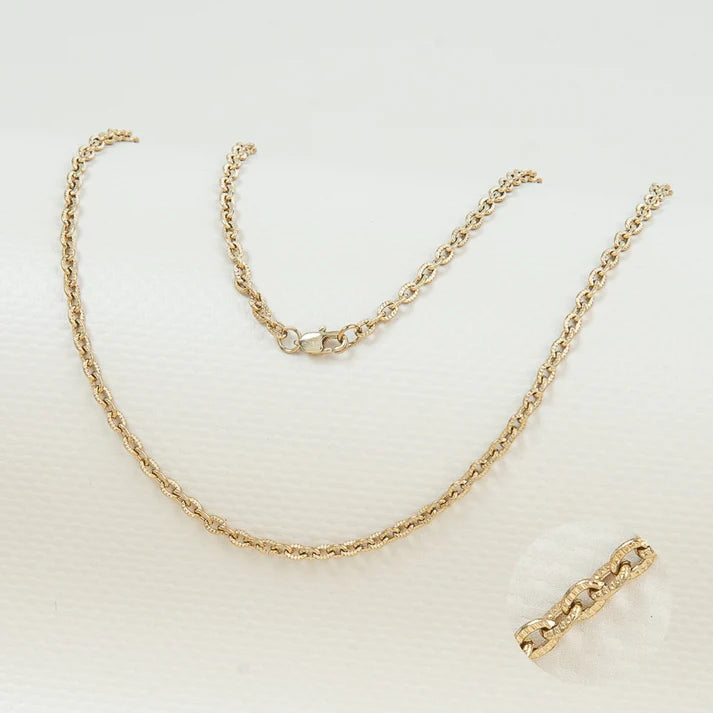 Cadena Óvalo Mujer - Oro Laminado